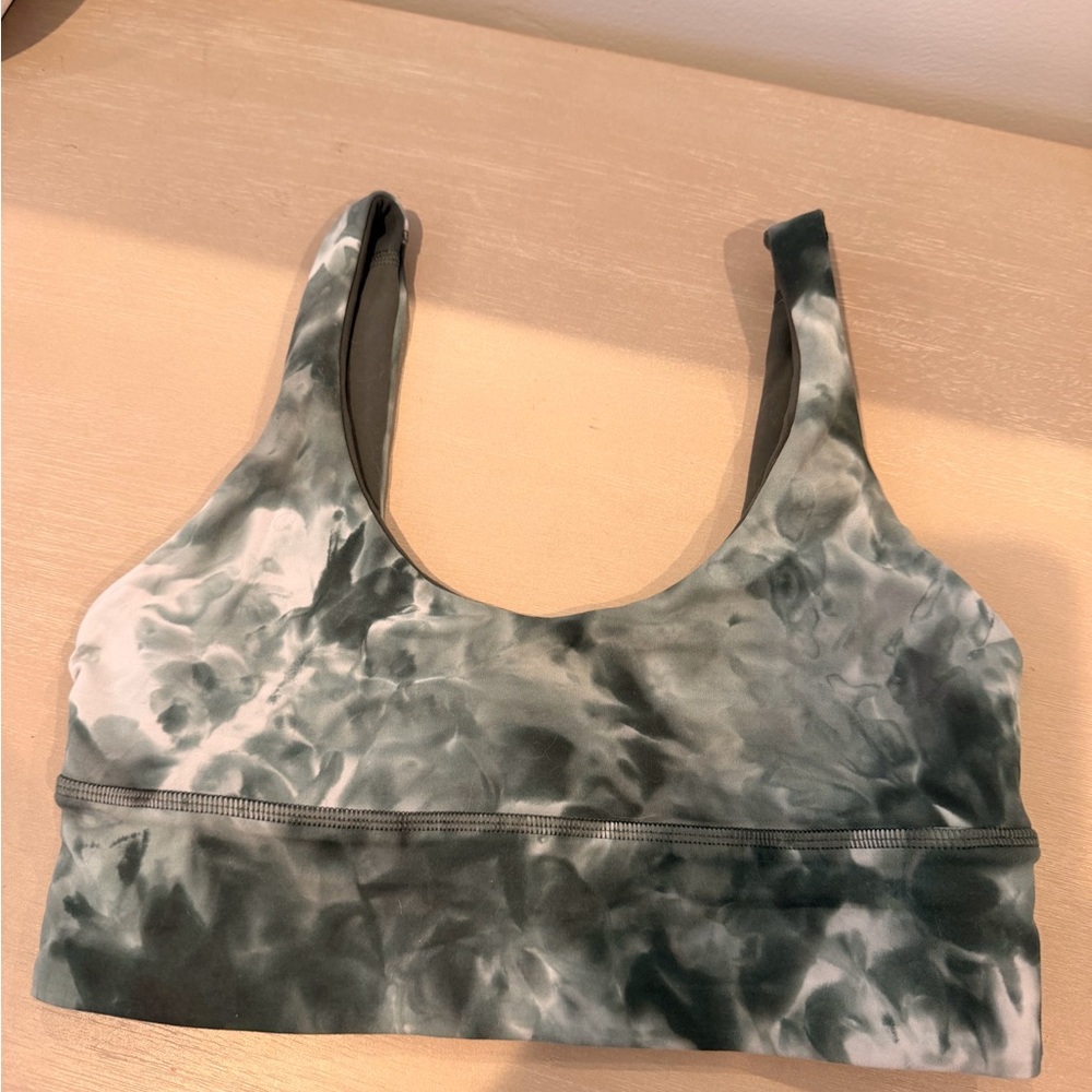 Lululemon reversible Tie-Dye Scoop Neck Sports Bra - Green